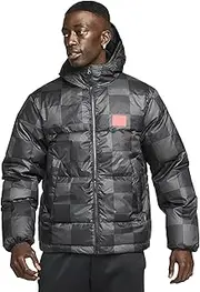 [Nike] LeBron Men's Full-Zip Down Jacket (XX-Large, Black/Black)