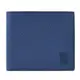 BURBERRY 8065754 浮雕LOGO荔枝紋對開8卡短夾.藍