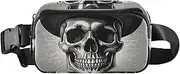 [XYMZR] Skull Star Black White Fanny Pack Hip Bag Belt Bag for Women Man Fashion Waist Pack Water-repellent Crossbody Bag for Halloween Costumes Running Hiking Jogging Travel Sport, Multi-colored, one
