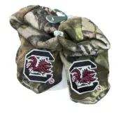 University South Carolina Gamecocks Baby Newborn Booties Camo NWT Creative