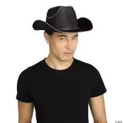 Adult Light-Up Black Cowhand Hat - Morris Costumes