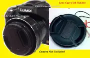 FRONT SNAP-ON LENS CAP DIRECT TO CAMERA PANASONIC LUMIX DMC-FZ28 FZ28K FZ18 FZ30