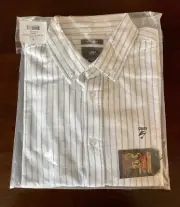 New Vintage OBEY Clothing x Bad Brains LS Oxford Woven Button Shirt SS 2016
