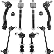 BOXI Inner Outer Tie Rods Sway Bar Links Suspension Kit Fit for BXM600170048-8