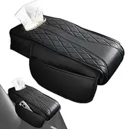 Arm Rest Cover For Car, Waterproof Car Armrest Pad, Car Armrest Tissue Box Holder, Multifunctional Center Cover, Car Storage Box, Vehicle Armrest Protector, Car Accessory For Men