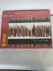 Pomegranate Frank Lloyd Wright Pencils 1000 Piece Puzzle - 20" by 29" - UNOPENED
