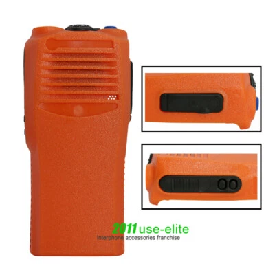 Orange Replacement Repair Housing Front Case Cover for CP200 Radio