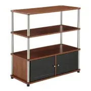Convenience Concepts TV Stand 34.5" Cable Management Particle Board/Steel Cherry