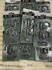 9X 6 PACK Liberty Single Prong Robe Hook B12093V-CHR-U New Chrome Plated