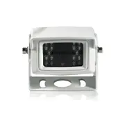 Elinz White Heavy Duty Reverse Camera CCD IR Night Vision without 4PIN Cable