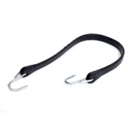 10-Pack 9" Natural Rubber Bungee Straps - Heavy Duty Tie-Down Cords