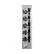 Eaton 1MM512RRL 125 Amp 1-Phase 5-Socket Ringless Meter Stack Module.