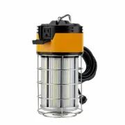 150W LED Work Light Fixture with Cage , 5000K , 18000 Lumens , IP65 - 5ft Cord