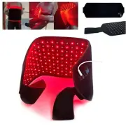 For Neck Back Pain Relief Red Light Therapy Waist Wrap Pad Belt Near Infrared