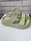 Crocs Classic Crush Sandal Bone Cream Unisex Size Women/9 Men/7 NEW