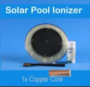 *Solar Pool Ionizer Prevents Algae Using 80% Less Chlorine Keeps Water Sparkling