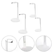 4 Pcs Clear Display Case Doll Holders Stand Figurine Support Bracket