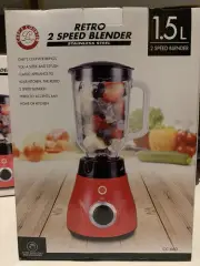 Retro 2 Speed Blender/ Food Processor Red Color. Brand New.
