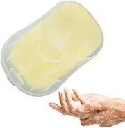 Paper Soap Sheets, D-isposable Soap, Camping Soap Papers, Portable Travel Fragrance Bath Discs F-OAM (50 Soap Sheets Total)