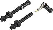 Granite Juicy Nipple Valve Cap and Presta Valve Stem Set