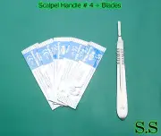 BRAND NEW SCALPEL HANDLE #4 +30 SURGICAL BLADES #21