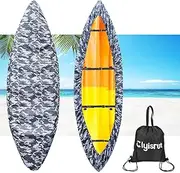 10-11.5FT Waterproof Kayak Covers for Outdoor Storage, Canoe Cover Accessories, Boat Cover Oxford Shade Marine Cockpit Dust Covers UV Protection Ultra Sunblock Shield for Fishing Boat Kayak Canoe