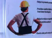 NEW XX-Large Lift Lumbar Lower Back Waist Support Belt Brace Suspenders for Work