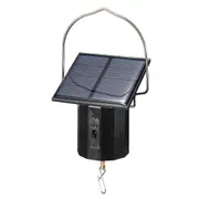 Solar Powered System Whirligig Wind Spinner Motor Twirl Swirl Outdoor Hanging Ornament