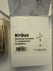 Kraus KP03000 Mounting Hardware Undermount Installation Bowl Sink Kit