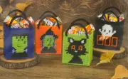 Mary Maxim Halloween Mini Bags Plastic Canvas Kit