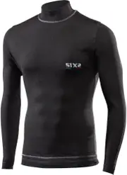 Sixs TS4 Plus, functional shirt longsleeve unisex , color: Black/Dark Grey , size: 3XL/4XL