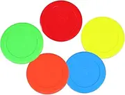 Toddmomy 5pcs Air Hockey Table Pucks Compact Pucks for Mini Desktop Ice Hockey Smooth Gameplay Replacement for Home and Office Entertainment