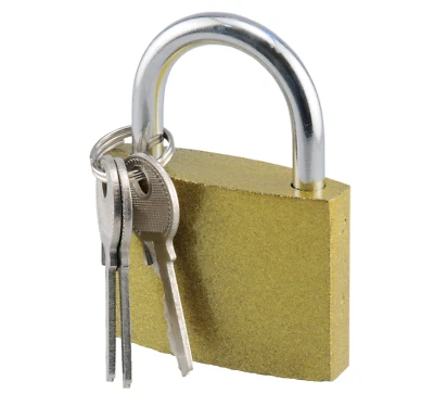 2 Pack Padlock Small Padlock with Key for Luggage, Backpack, Gym Locker Suitcase