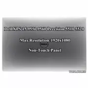 15.6" Dell XPS 15 9550 Precision 5510 FHD LCD Screen Assembly Not-touch Panel