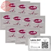 Lalvin D47 Wine Yeast 10 Pack, Make Wine, Cider, Mead, Kombucha 5G