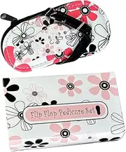 FOYTOKI Manicure Set Flower Slippers Design Nail Art Kit Complete Nail Care Tools Set