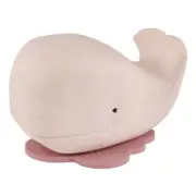 Squeeze'N'Splash Whale - Champagne Pink - Natural Rubber Bath Toy - Hevea
