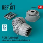 ​F-35B Lightning II exhaust nozzles Vertical Landing (for Tamiya)1:48 RSU48-0414