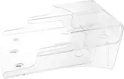 GRIRIW Data Storage Box Pockets Hook Supplies Over The Door File Organizer Construction Display Stationary Filing Pocket Holder for Table Record Dividers Bag Organisers Sign White Acrylic