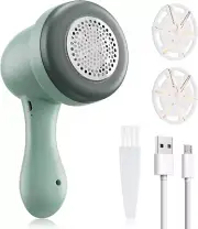 Electric Fabric Shaver, USB Powered Sweater Shaver with 2 Replaceable Stainless