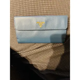 prada 藍色長夾