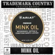 Ariat Mink Oil Paste A27010 - Soften, Condition and Waterproof Leather