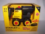 NEW 17 Piece Stanley Jr. TAKE A PART Dump Truck Kit Ages 3 +