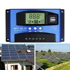 30A MPPT Solar Panel Battery Charge Controller Regulator Auto Dual USB 12V 24V