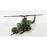 【樂磚MOC】個人創作積木 中華民國陸軍航空特戰部隊 AH-1W眼鏡蛇攻擊直升機 台灣 軍事 非樂高 相容LEGO