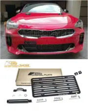 EOS For 18-Up Kia Stinger | Full Size Front Tow Hook License Plate Mount Bracket (for: Kia)