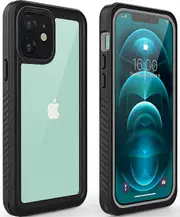 Iphone 12 Waterproof Case,waterproof Shockproof Dustproof Ip68 Full-body Hard Case Built-in Screen Protector Underwater Outdoor Waterproof Cover For I