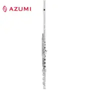 Azumi AZ3SRBO-C Open Hole Sterling Silver Professional Flute with French Case
