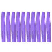 10pcs 100/180 Grit Nail Buffer Block, Sponge Buffing File Manicure Tool, Purple