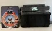 Pet Dog Treat Training Bag w/ Poop Dispenser & LED NiteHowl Safety Necklace